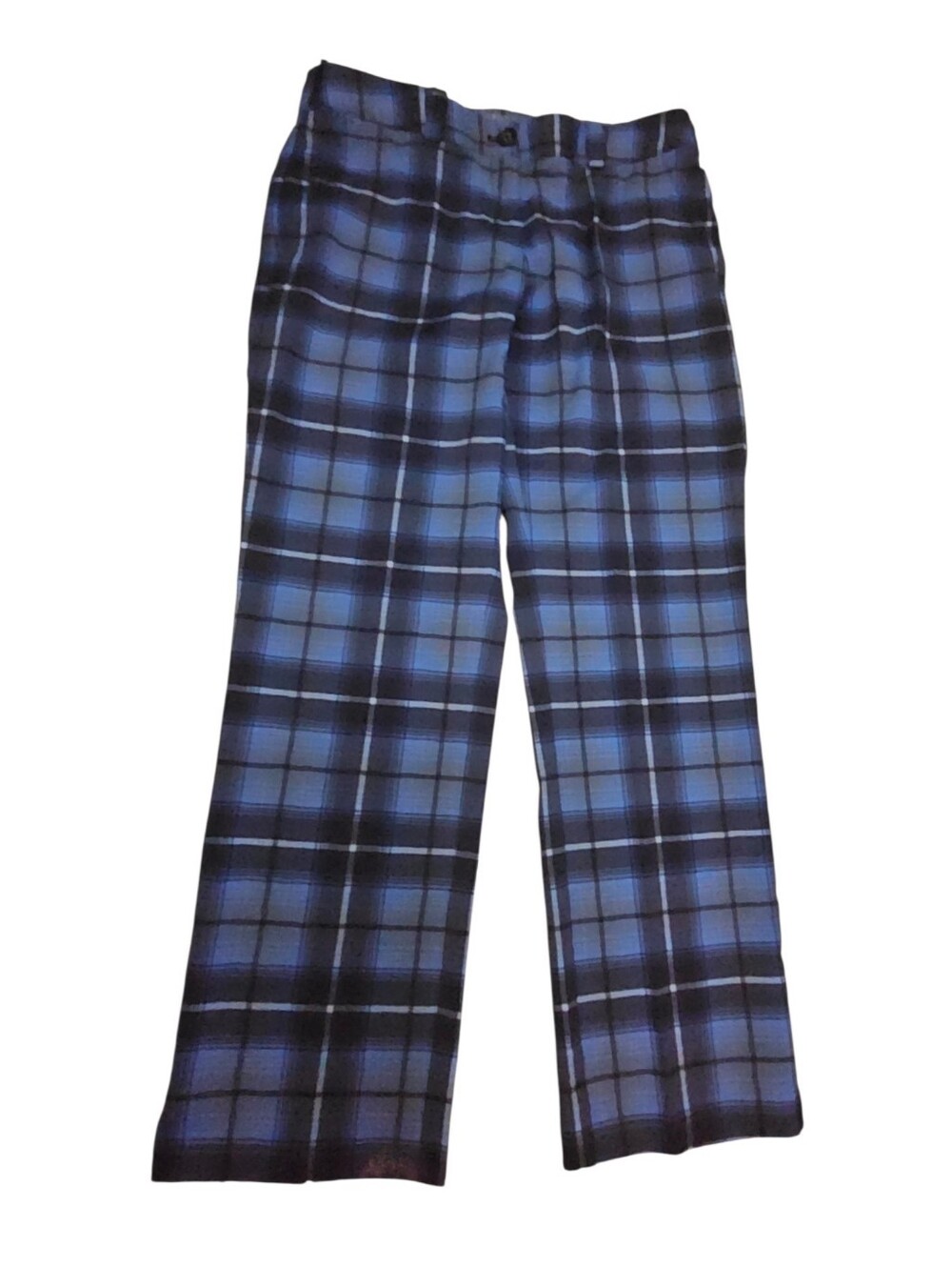 Nike Golf Tour Performance Trouser Pants Blue Plaid